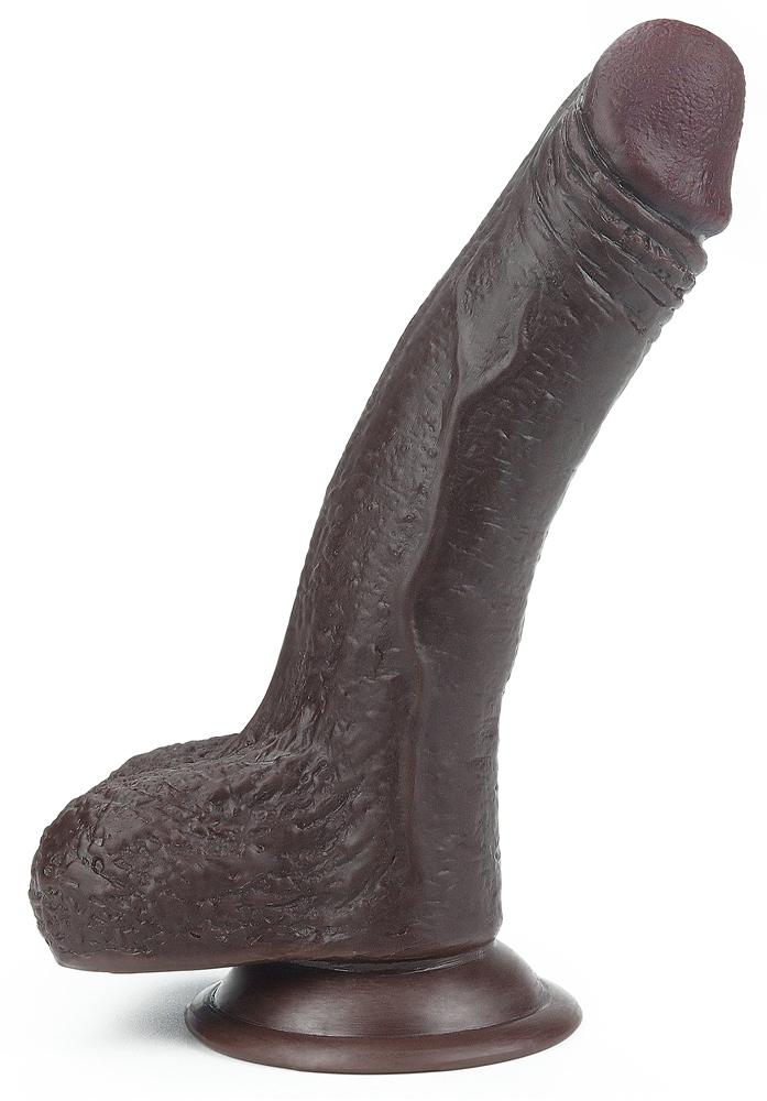 Consolador de piel deslizante 13 x 3,5cm Marrón-LoveToy SlidingSkin (Fun Distri) EAN: 6970260909396 - Imagen 6
