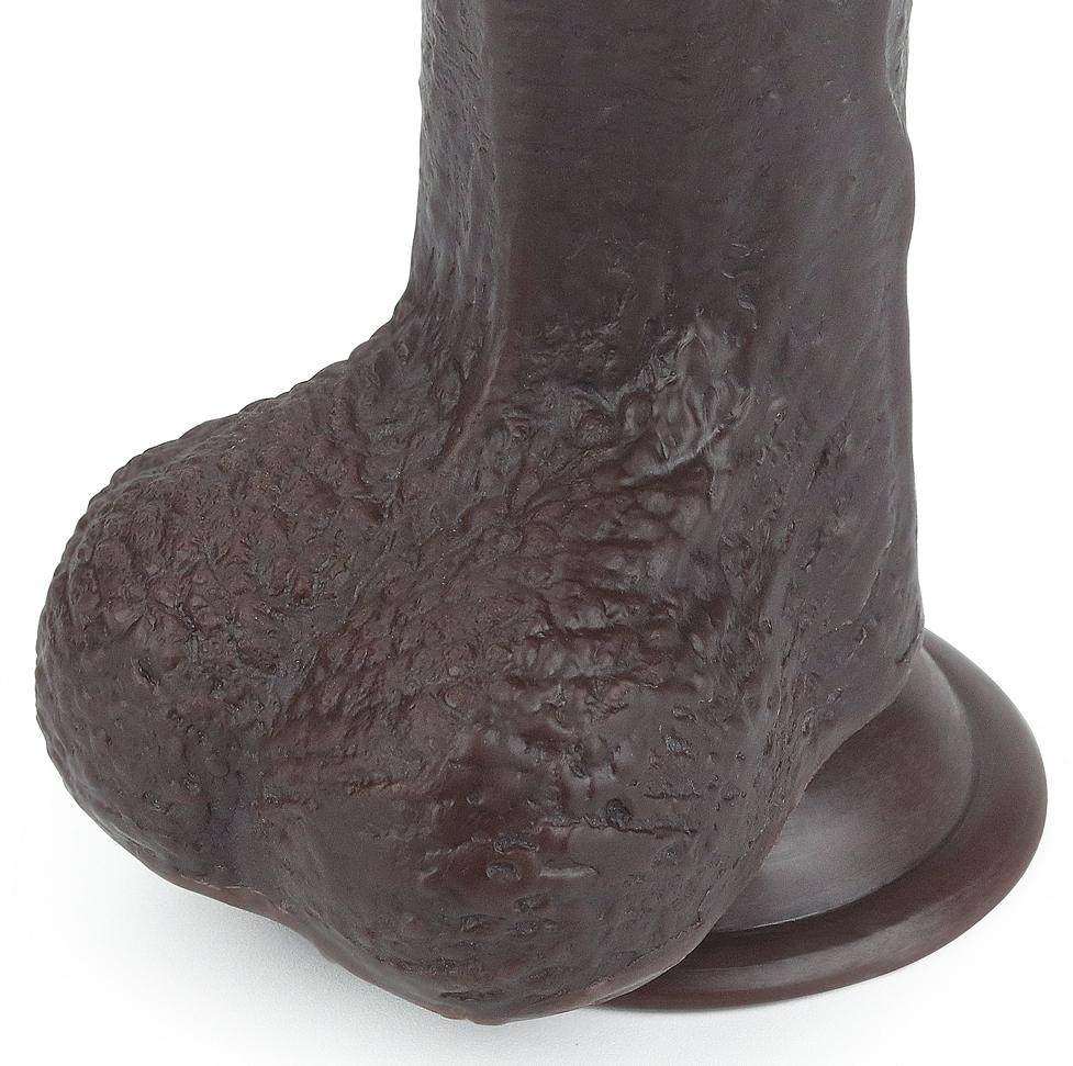 Consolador de piel deslizante 13 x 3,5cm Marrón-LoveToy SlidingSkin (Fun Distri) EAN: 6970260909396 - Imagen 7