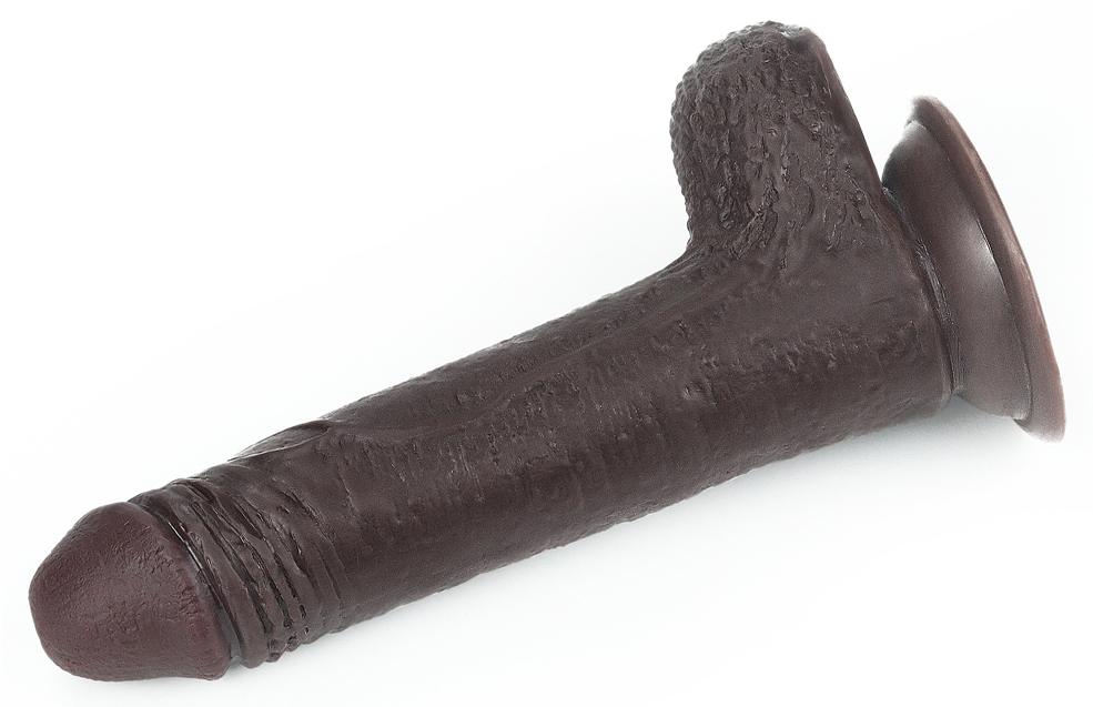 Consolador de piel deslizante 13 x 3,5cm Marrón-LoveToy SlidingSkin (Fun Distri) EAN: 6970260909396 - Imagen 10