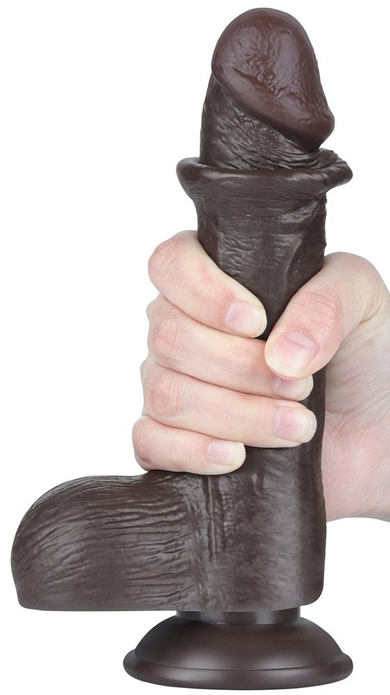 Consolador Piel Deslizante 13 x 3.7cm Negro-LoveToy SlidingSkin (Fun Distri) EAN: 6942063400509 - Imagen 3