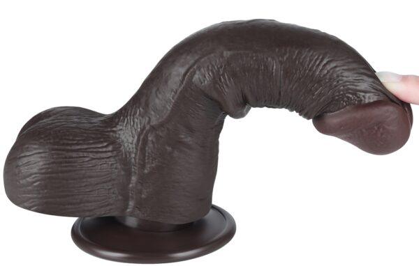 Consolador Piel Deslizante 13 x 3.7cm Negro-LoveToy SlidingSkin (Fun Distri) EAN: 6942063400509 - Imagen 9