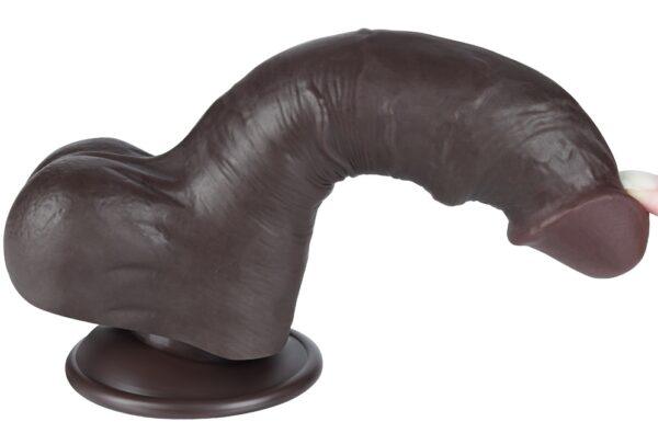 Consolador Piel Deslizante 14.5 x 4cm Negro-LoveToy SlidingSkin (Fun Distri) EAN: 6942063400516 - Imagen 9