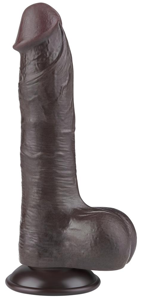 Consolador Piel Deslizante 14.5 x 4cm Negro-LoveToy SlidingSkin (Fun Distri) EAN: 6942063400516