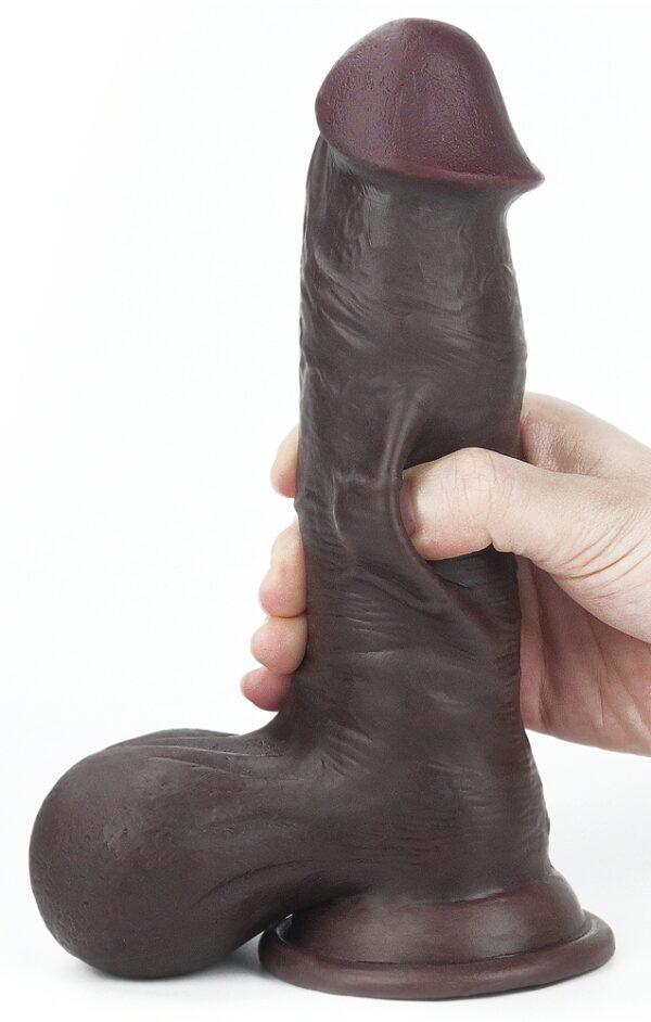 7.8'' Sliding Skin Dual Layer Dong - Whole Testicle-LoveToy SlidingSkin (Fun Distri) EAN: 6970260909426 - Imagen 14