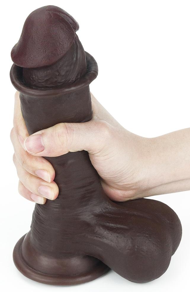 7.8'' Sliding Skin Dual Layer Dong - Whole Testicle-LoveToy SlidingSkin (Fun Distri) EAN: 6970260909426 - Imagen 15