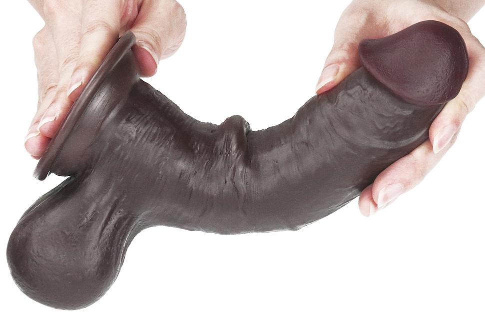 7.8'' Sliding Skin Dual Layer Dong - Whole Testicle-LoveToy SlidingSkin (Fun Distri) EAN: 6970260909426 - Imagen 3