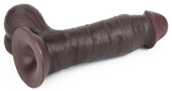 7.8'' Sliding Skin Dual Layer Dong - Whole Testicle-LoveToy SlidingSkin (Fun Distri) EAN: 6970260909426 - Imagen 8