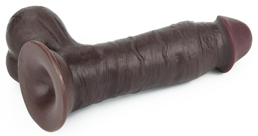 7.8'' Sliding Skin Dual Layer Dong - Whole Testicle-LoveToy SlidingSkin (Fun Distri) EAN: 6970260909426 - Imagen 8