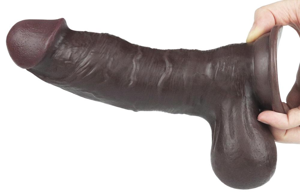 7.8'' Sliding Skin Dual Layer Dong - Whole Testicle-LoveToy SlidingSkin (Fun Distri) EAN: 6970260909426 - Imagen 10