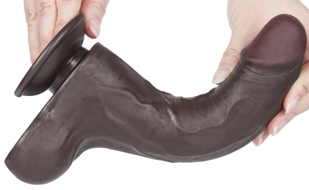 Consolador de piel deslizante 16 x 4,2 cm Negro-LoveToy SlidingSkin (Fun Distri) EAN: 6942063400554 - Imagen 4