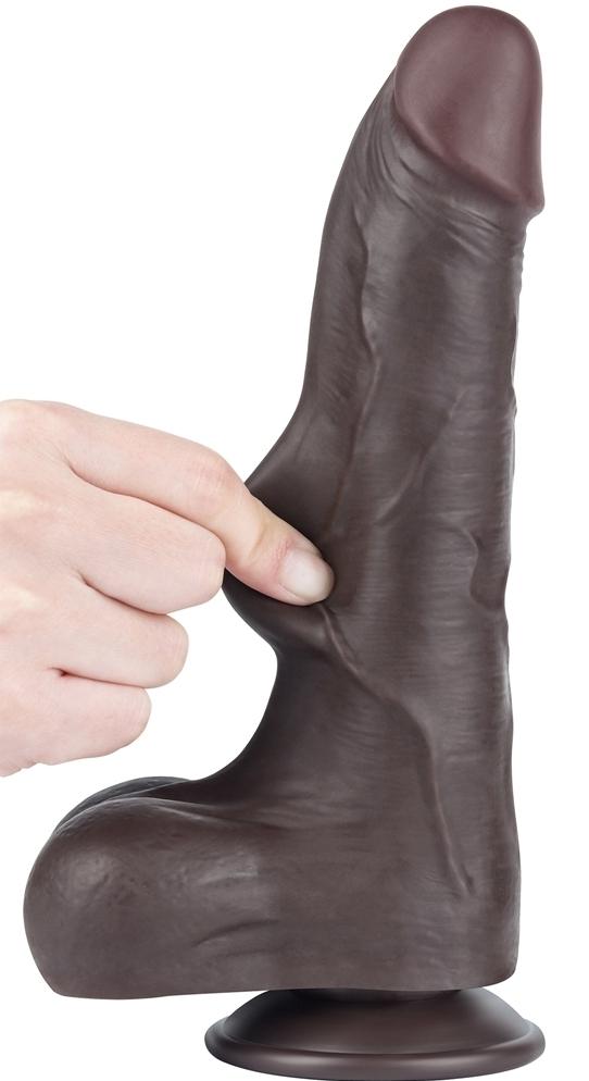 Consolador de piel deslizante 16 x 4,2 cm Negro-LoveToy SlidingSkin (Fun Distri) EAN: 6942063400554 - Imagen 5