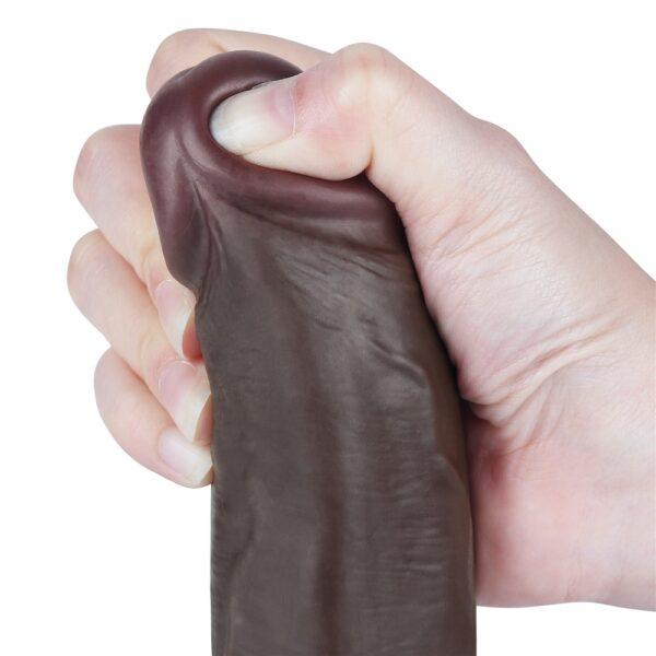 Consolador de piel deslizante 16 x 4,2 cm Negro-LoveToy SlidingSkin (Fun Distri) EAN: 6942063400554 - Imagen 9