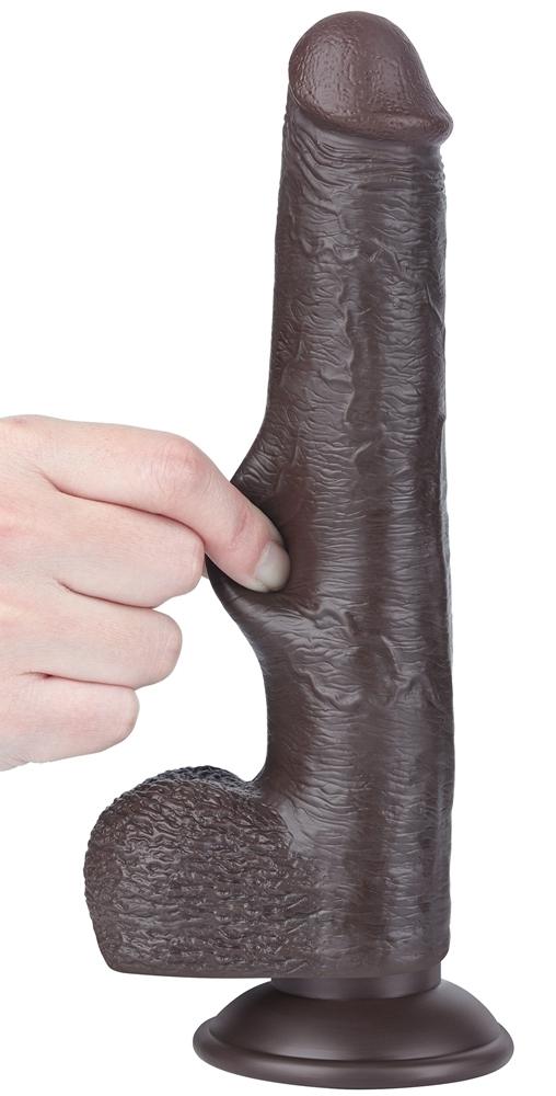 Consolador Piel Deslizante 17 x 3.5cm Negro-LoveToy SlidingSkin (Fun Distri) EAN: 6942063400561 - Imagen 5