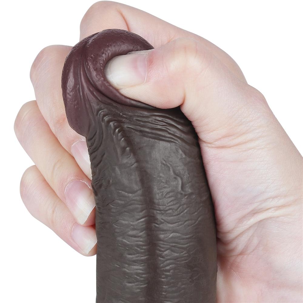 Consolador Piel Deslizante 17 x 3.5cm Negro-LoveToy SlidingSkin (Fun Distri) EAN: 6942063400561 - Imagen 9