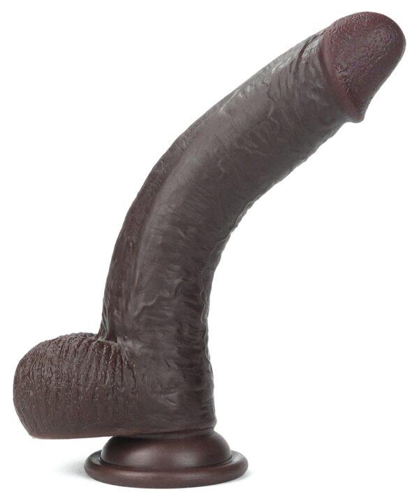 Consolador de piel deslizante 17 x 4,2cm Marrón-LoveToy SlidingSkin (Fun Distri) EAN: 6970260909402 - Imagen 6