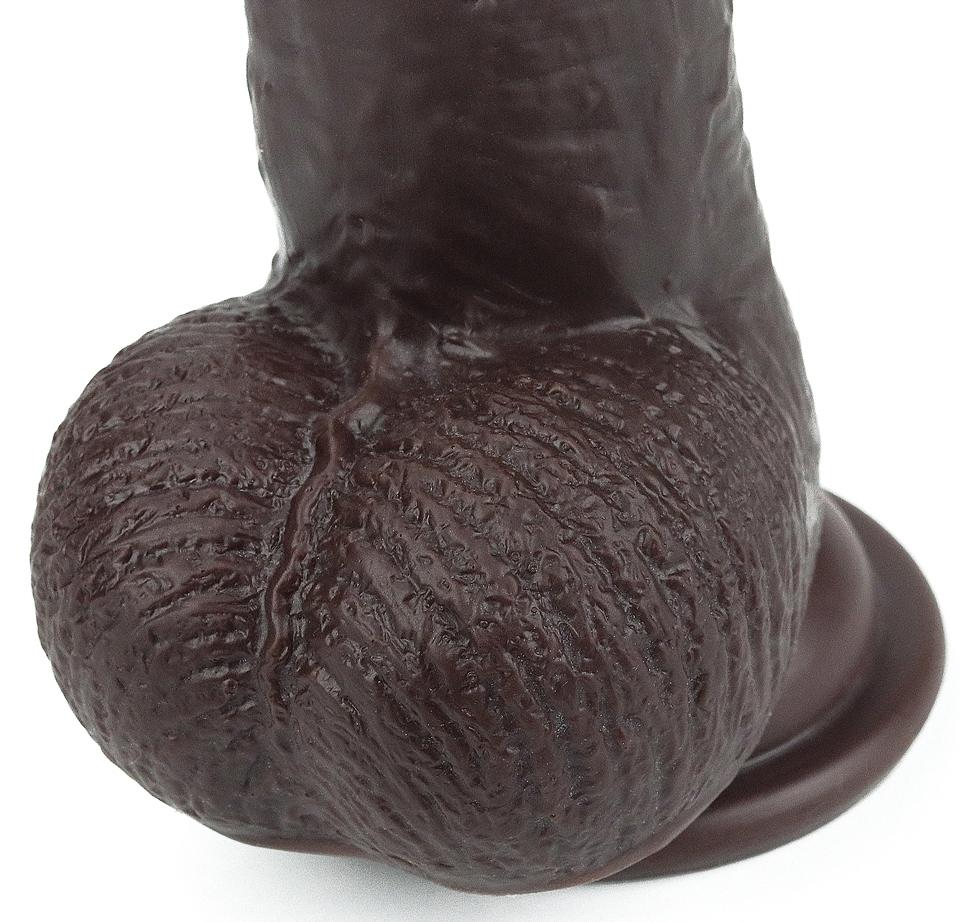 Consolador de piel deslizante 17 x 4,2cm Marrón-LoveToy SlidingSkin (Fun Distri) EAN: 6970260909402 - Imagen 7