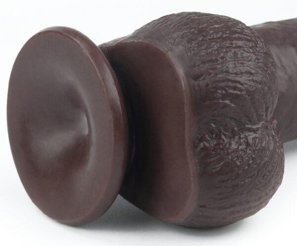 Consolador de piel deslizante 17 x 4,2cm Marrón-LoveToy SlidingSkin (Fun Distri) EAN: 6970260909402 - Imagen 8