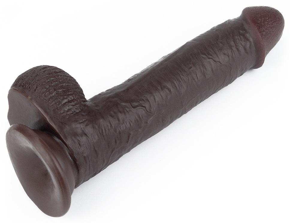 Consolador de piel deslizante 17 x 4,2cm Marrón-LoveToy SlidingSkin (Fun Distri) EAN: 6970260909402 - Imagen 9