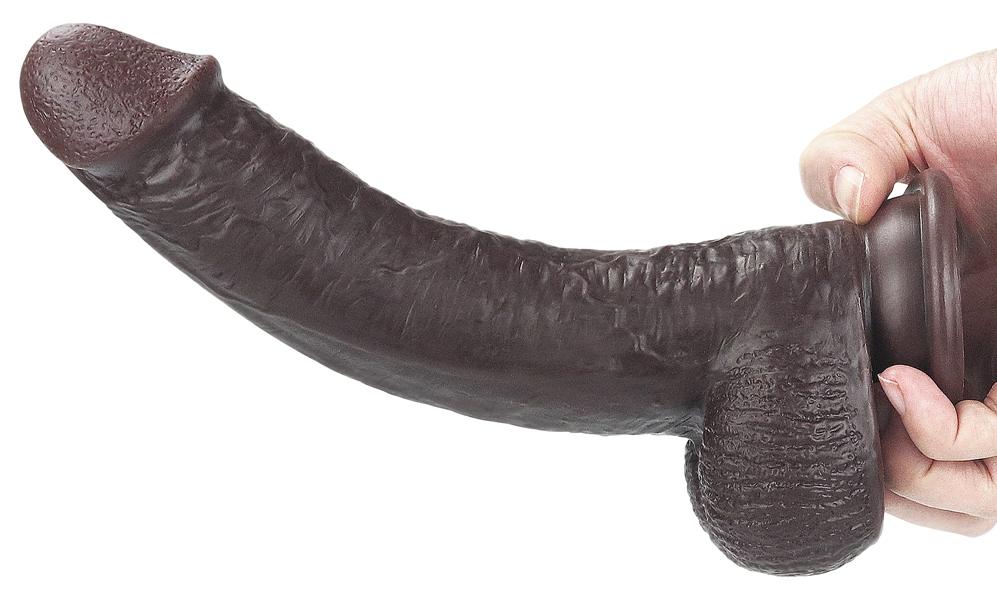 Consolador de piel deslizante 17 x 4,2cm Marrón-LoveToy SlidingSkin (Fun Distri) EAN: 6970260909402 - Imagen 10