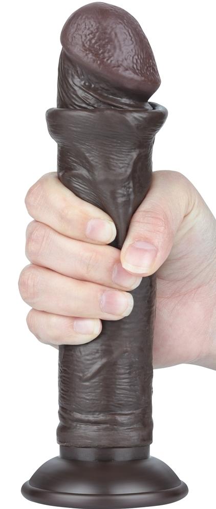 Consolador Piel Deslizante 17 x 4cm Negro-LoveToy SlidingSkin (Fun Distri) EAN: 6942063400523 - Imagen 3