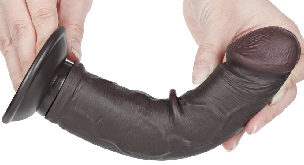 Consolador Piel Deslizante 17 x 4cm Negro-LoveToy SlidingSkin (Fun Distri) EAN: 6942063400523 - Imagen 4