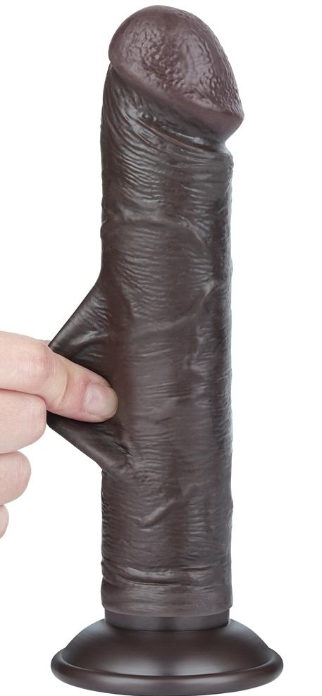 Consolador Piel Deslizante 17 x 4cm Negro-LoveToy SlidingSkin (Fun Distri) EAN: 6942063400523 - Imagen 5