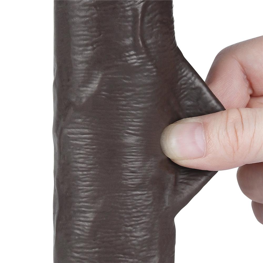Consolador Piel Deslizante 17 x 4cm Negro-LoveToy SlidingSkin (Fun Distri) EAN: 6942063400523 - Imagen 8