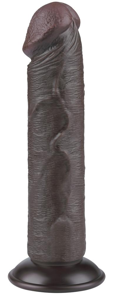 Consolador Piel Deslizante 17 x 4cm Negro-LoveToy SlidingSkin (Fun Distri) EAN: 6942063400523