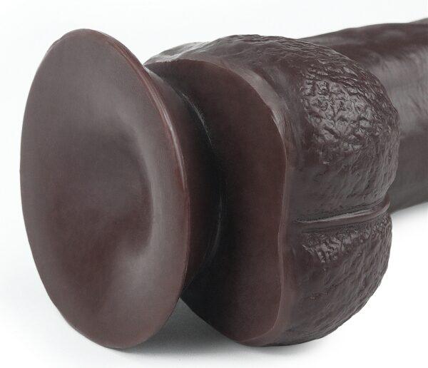 Consolador de piel deslizante 18 x 4,5cm Marrón-LoveToy SlidingSkin (Fun Distri) EAN: 6970260909419 - Imagen 6