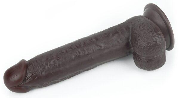Consolador de piel deslizante 18 x 4,5cm Marrón-LoveToy SlidingSkin (Fun Distri) EAN: 6970260909419 - Imagen 8