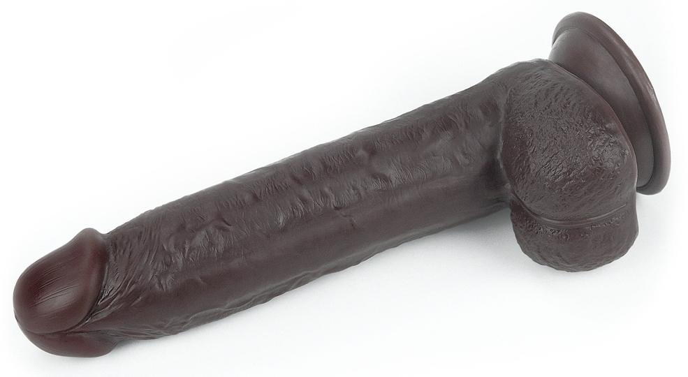 Consolador de piel deslizante 18 x 4,5cm Marrón-LoveToy SlidingSkin (Fun Distri) EAN: 6970260909419 - Imagen 8