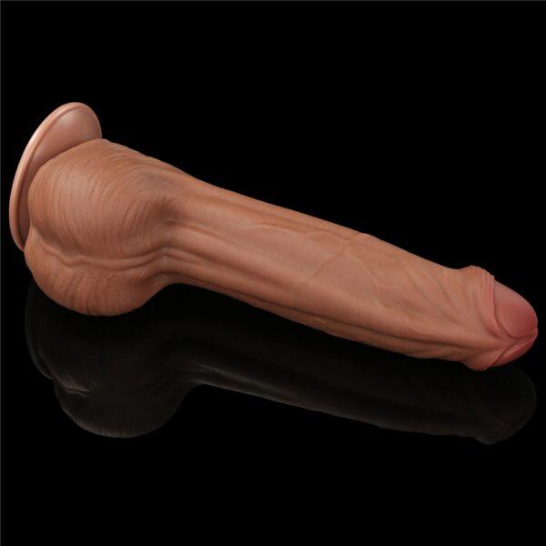 11.5'' King Sized Sliding Skin Dual Layer Dong Brown-LoveToy SlidingSkin (Fun Distri) EAN: 6970260906623 - Imagen 11