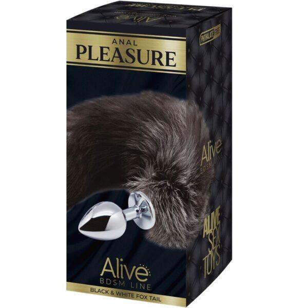 ALIVE - ANAL PLEASURE PLUG METAL COLA DE ZORRO TALLA L-ALIVE (Dreamlove) EAN: 8433345704357 - Imagen 4