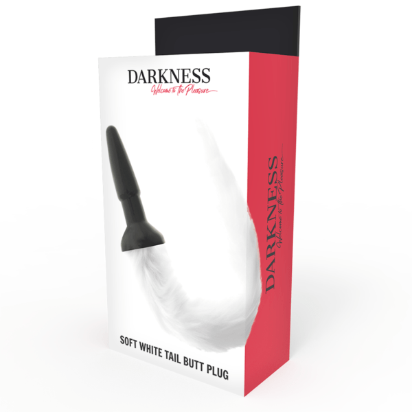 DARKNESS - PLUG ANAL SILICONA CON COLA BLANCA-DARKNESS ANAL (Dreamlove) EAN: 8435565909284 - Imagen 3