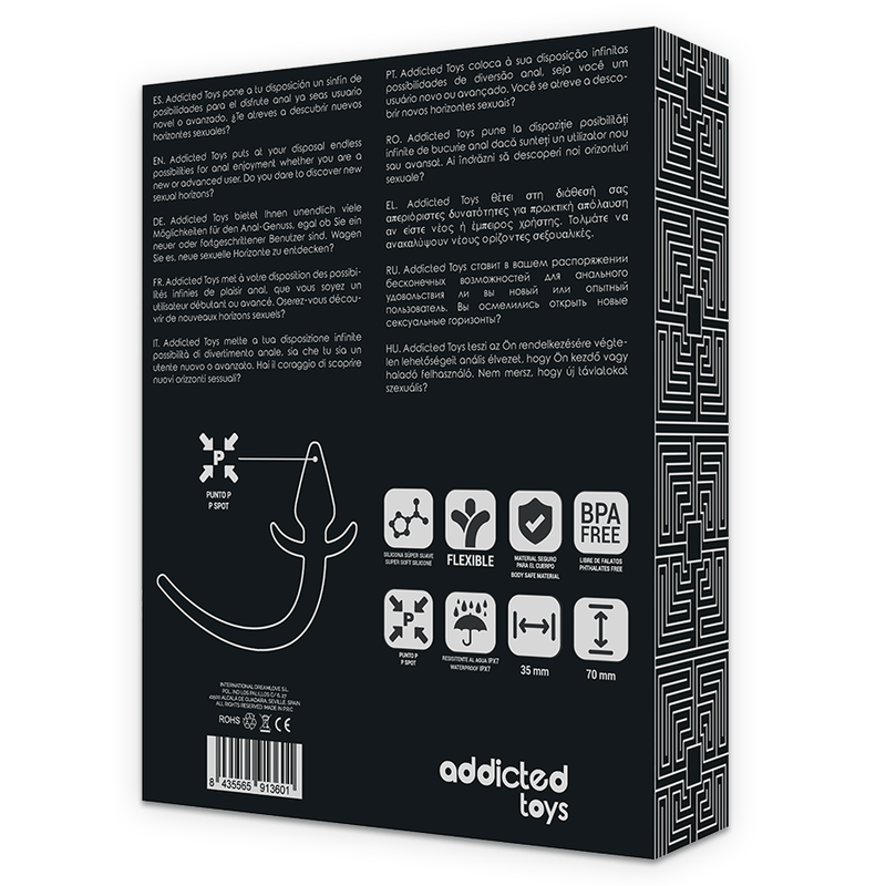 ADDICTED TOYS - PUPPY PLUG ANAL SILICONA-ADDICTED TOYS (Dreamlove) EAN: 8435565913601 - Imagen 7