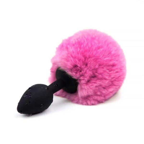 Plug Anal con Pompón Rosa Talla S-AFTERDARK (LoveCherry) EAN: 8436583792674