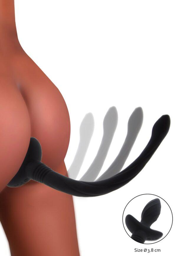 Plug Vibrador Cola de Perro 9 x 4 cm Negro-TABOOM (Fun Distri) EAN: 8713221832733 - Imagen 4