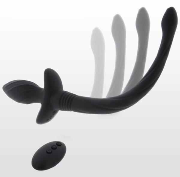 Plug Vibrador Cola de Perro 9 x 4 cm Negro-TABOOM (Fun Distri) EAN: 8713221832733