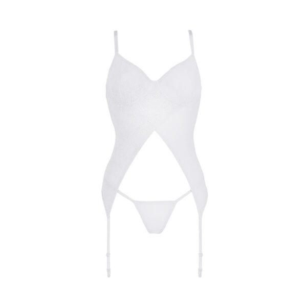 Adelina Corset Blanco-AVANUA (LoveCherry) EAN: 5901721607811 - Imagen 3