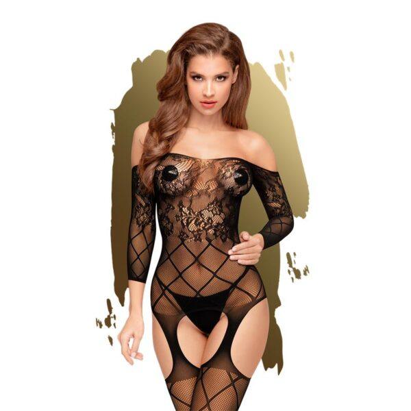 Bodystocking Top-Notch Negro-PENTHOUSE (LoveCherry) EAN: 4061504005201
