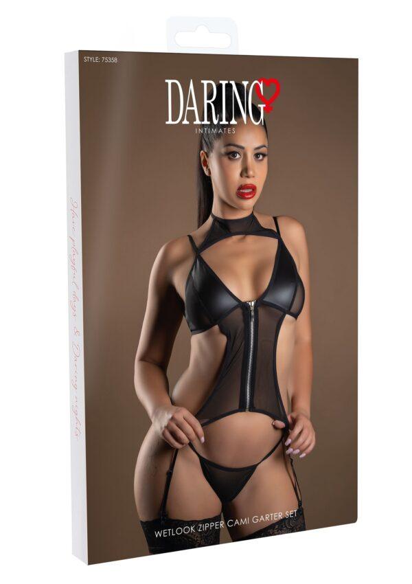 Wetlook Bustier Negro-DARING Intimates (Fun Distri) EAN: 8713221834096 - Imagen 3