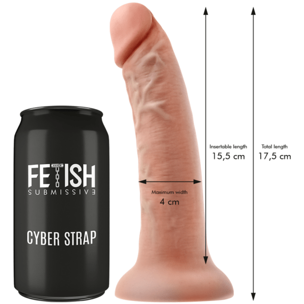 FETISH SUBMISSIVE CYBER STRAP - ARNES CON DILDO Y BALA CONTROL REMOTO TECNOLOGIA WATCHME S-FETISH SUBMISSIVE (Dreamlove) EAN: 8435565931247 - Imagen 4