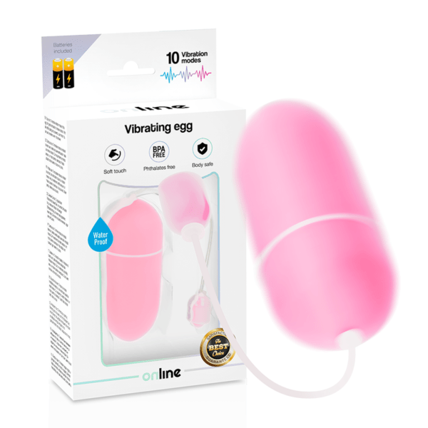 ONLINE - HUEVO VIBRADOR WATERPROOF ROSA-ONLINE (Dreamlove) EAN: 8435565932305 - Imagen 2