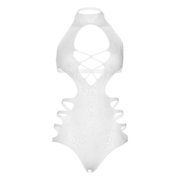 LEG AVENUE - BODY DE ENCAJES TALLA ÚNICA - BLANCO-LEG AVENUE BODYSTOCKINGS (Dreamlove) EAN: 714718561547 - Imagen 6