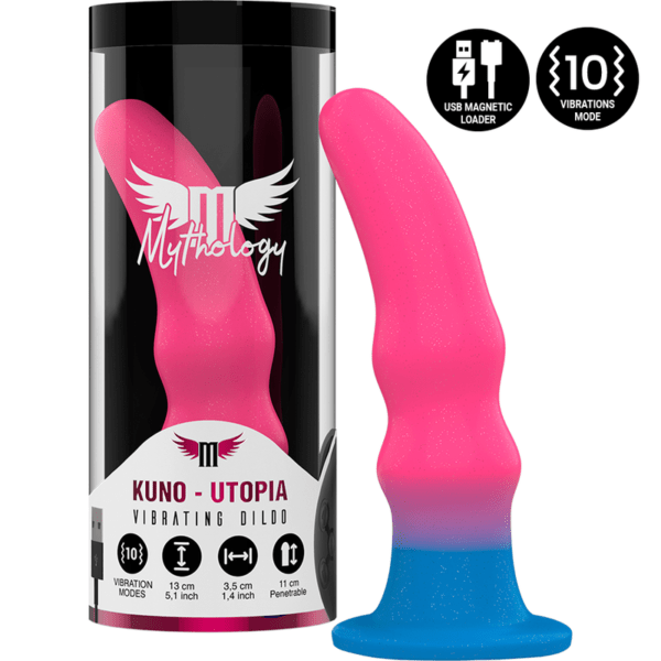 MYTHOLOGY - KUNO UTOPIA DILDO S - VIBRADOR COMPATIBLE CON WATCHME WIRELESS TECHNOLOGY-MYTHOLOGY FANTASY DILDO (Dreamlove) EAN: 8435565935511 - Imagen 5