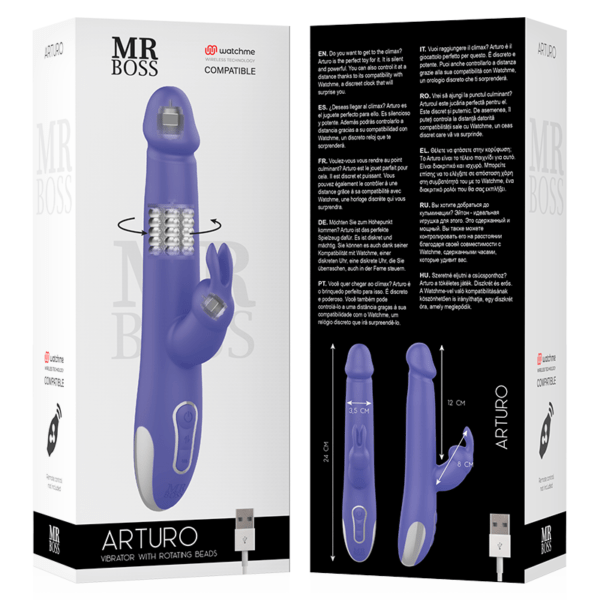 MR BOSS - ARTURO VIBRATOR & ROTATOR COMPATIBLE CON WATCHME WIRELESS TECHNOLOGY-MR. BOSS (Dreamlove) EAN: 8435565937607 - Imagen 8