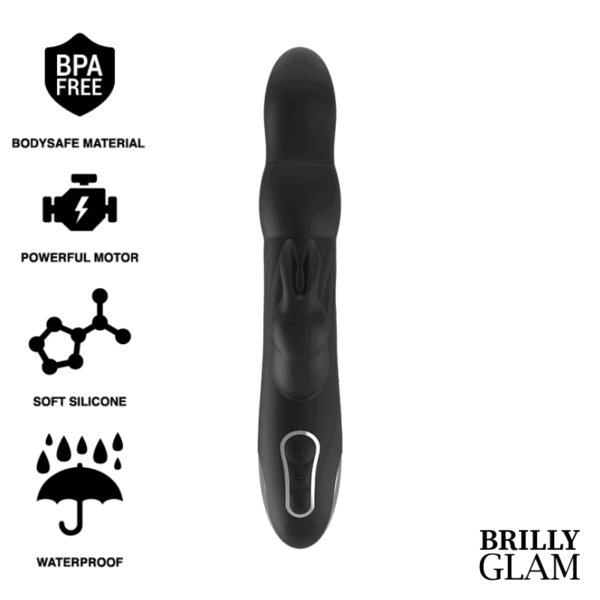 BRILLY GLAM - MOEBIUS RABBIT VIBRATOR & ROTATOR COMPATIBLE CON WATCHME WIRELESS TECHNOLOGY-BRILLY GLAM (Dreamlove) EAN: 8435565936310