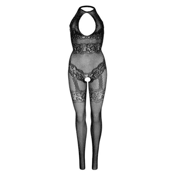 LEG AVENUE - BODYSTOCKING DE RED SIN COSTURAS TALLA ÚNICA - NEGRO-LEG AVENUE BODYSTOCKINGS (Dreamlove) EAN: 714718565187 - Imagen 3