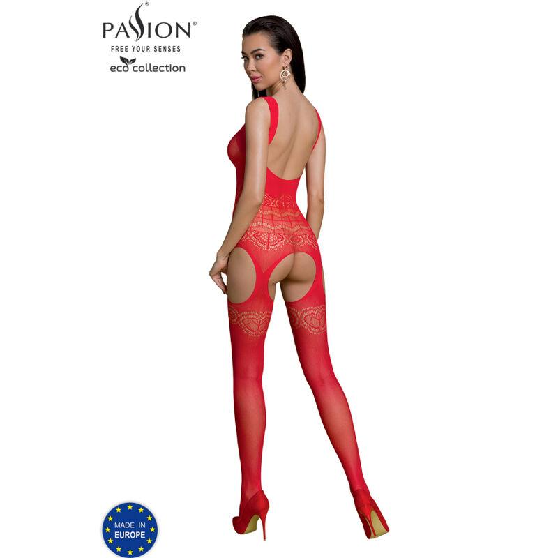 PASSION - ECO COLLECTION BODYSTOCKING ECO BS005 ROJO-PASSION WOMAN BODYSTOCKINGS (Dreamlove) EAN: 5908305968061 - Imagen 2