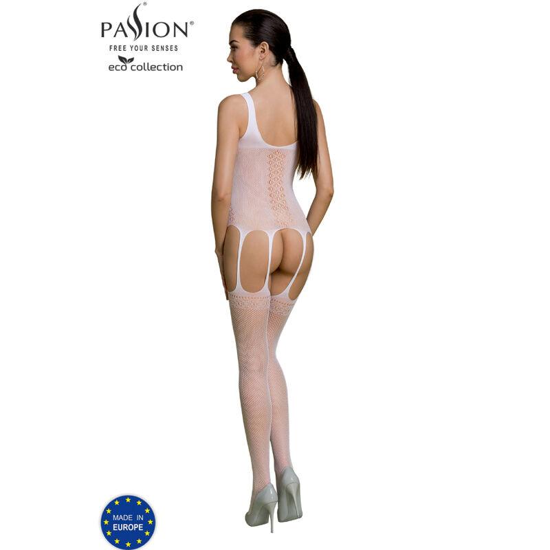 PASSION - ECO COLLECTION BODYSTOCKING ECO BS007 BLANCO-PASSION WOMAN BODYSTOCKINGS (Dreamlove) EAN: 5908305968139 - Imagen 2